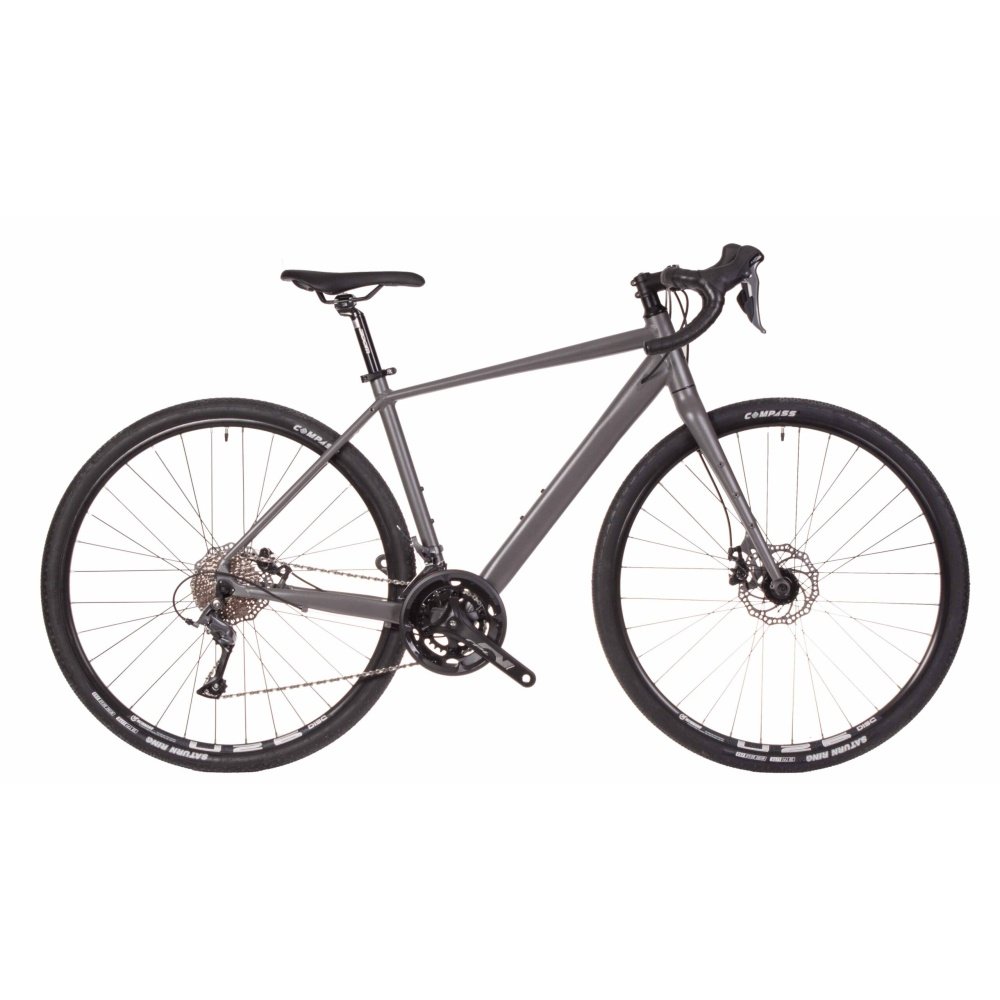 Bicicleta Gravel Crest Split 16 velocidades - gris