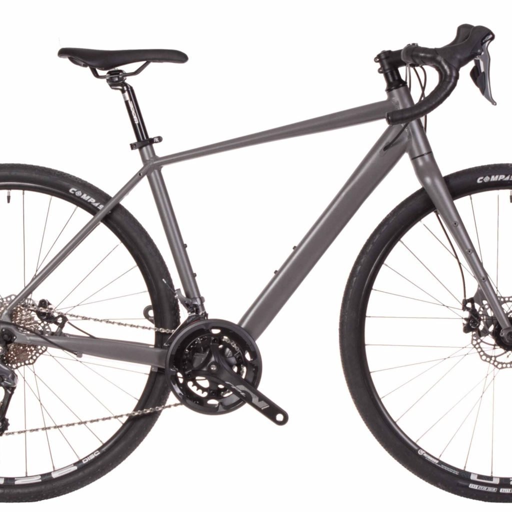 Bicicleta Gravel Crest Split 16 velocidades - gris