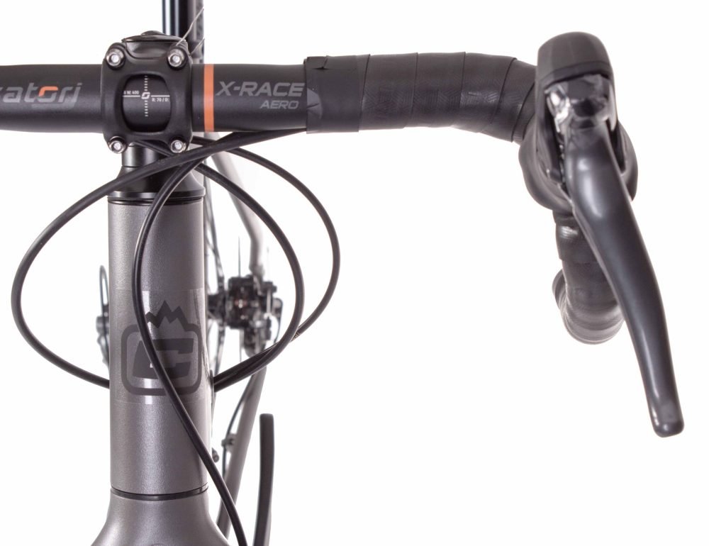 Bicicleta Gravel Crest Split 16 velocidades - gris - Imagen 9