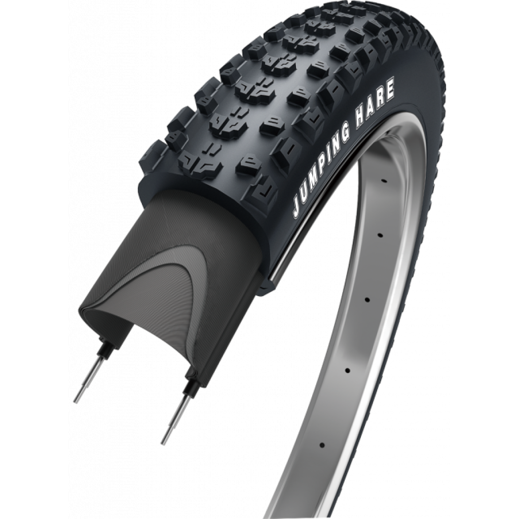 Cubierta plegable Edge Jumping Hare 27.5 x 2.35" / 60-584 - negro