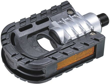 Juego de pedales para bicicleta plegable Marwi SP-151N con mecanismo de plegado de aluminio - negro