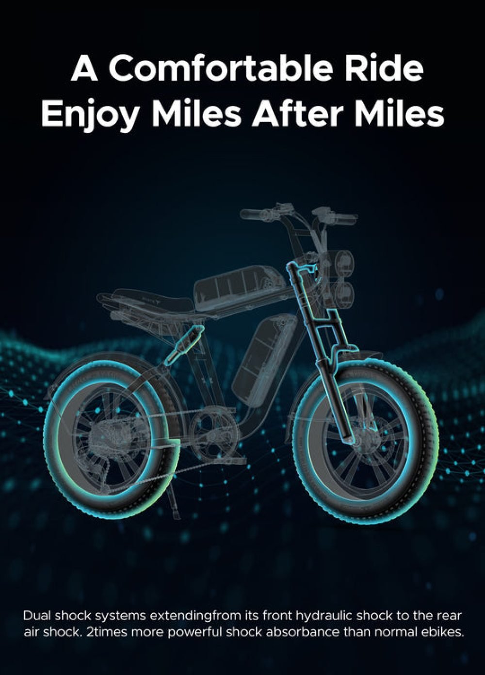 Bicicleta Eléctrica Engwe M20 750W - Imagen 12