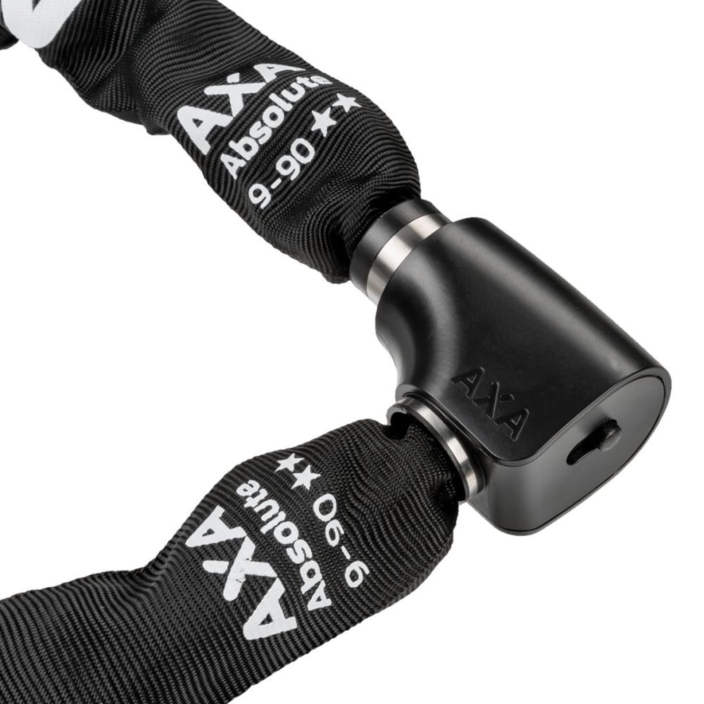 Candado de cadena Axa Absolute 9-90 con funda de poliéster - negro - Imagen 6