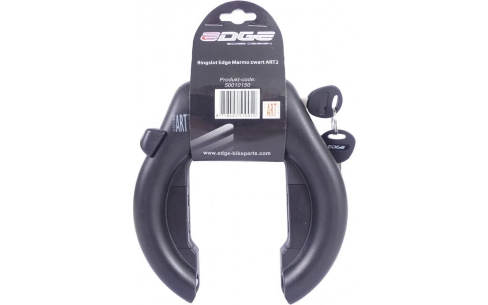Candado Para Cuadro De Bicicleta Edge Marmo - negro