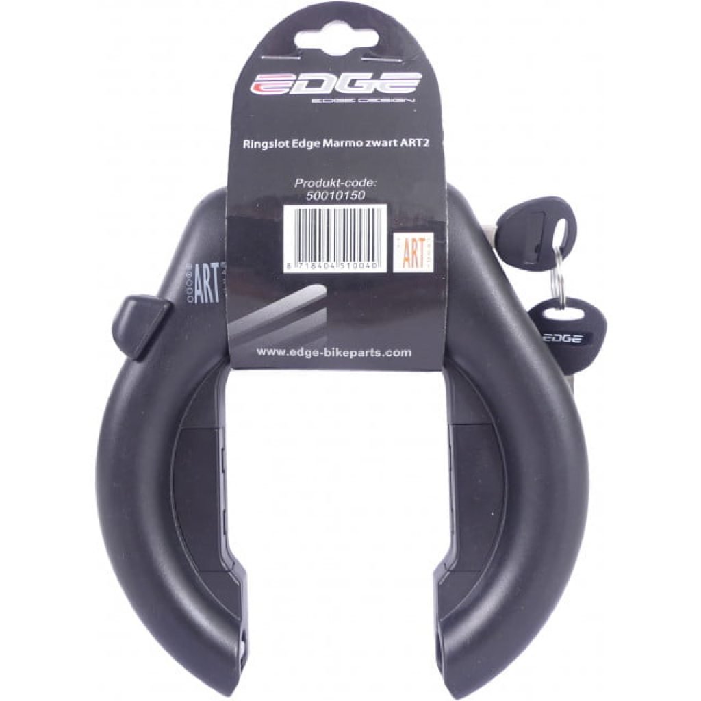 Candado Para Cuadro De Bicicleta Edge Marmo - negro