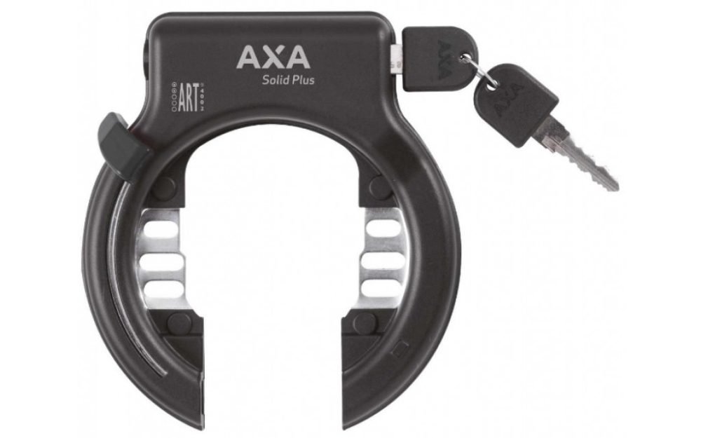 Antirrobo de Cuadro AXA Solid Plus + Newton PL150 Plug-In Cable - Imagen 2