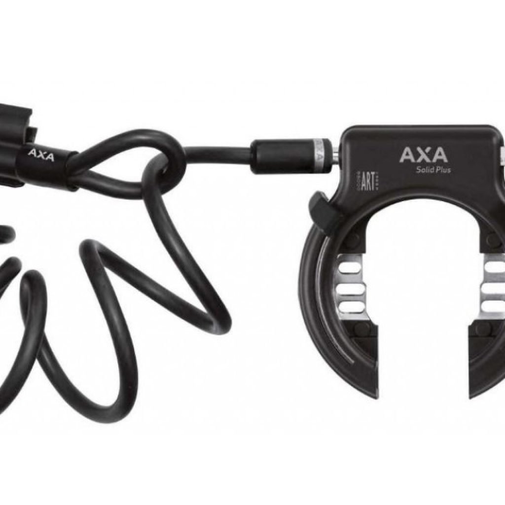 Antirrobo de Cuadro AXA Solid Plus + Newton PL150 Plug-In Cable