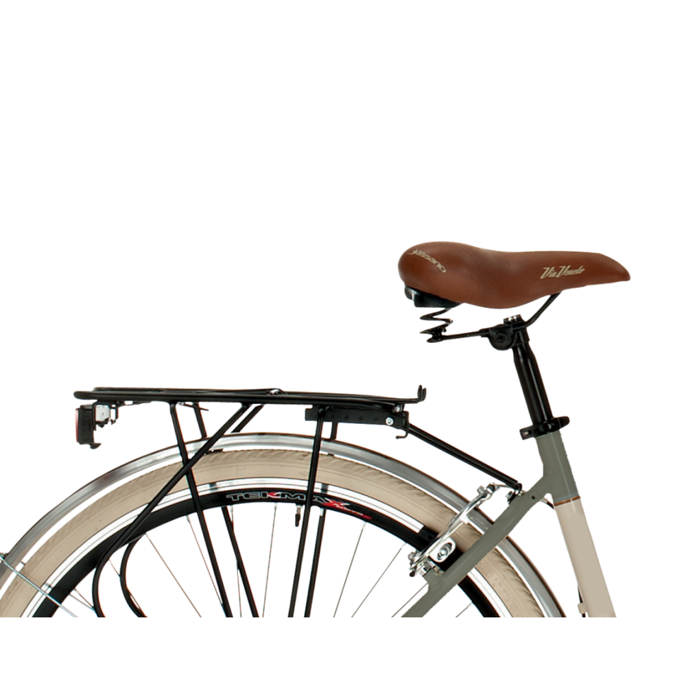 Bicicleta de Paseo Elegance L- Bicicleta Vintage Urbana, 18 Velocidades, Cuadro de Aluminio, Ruedas 700x35C , By Airbici - Imagen 6