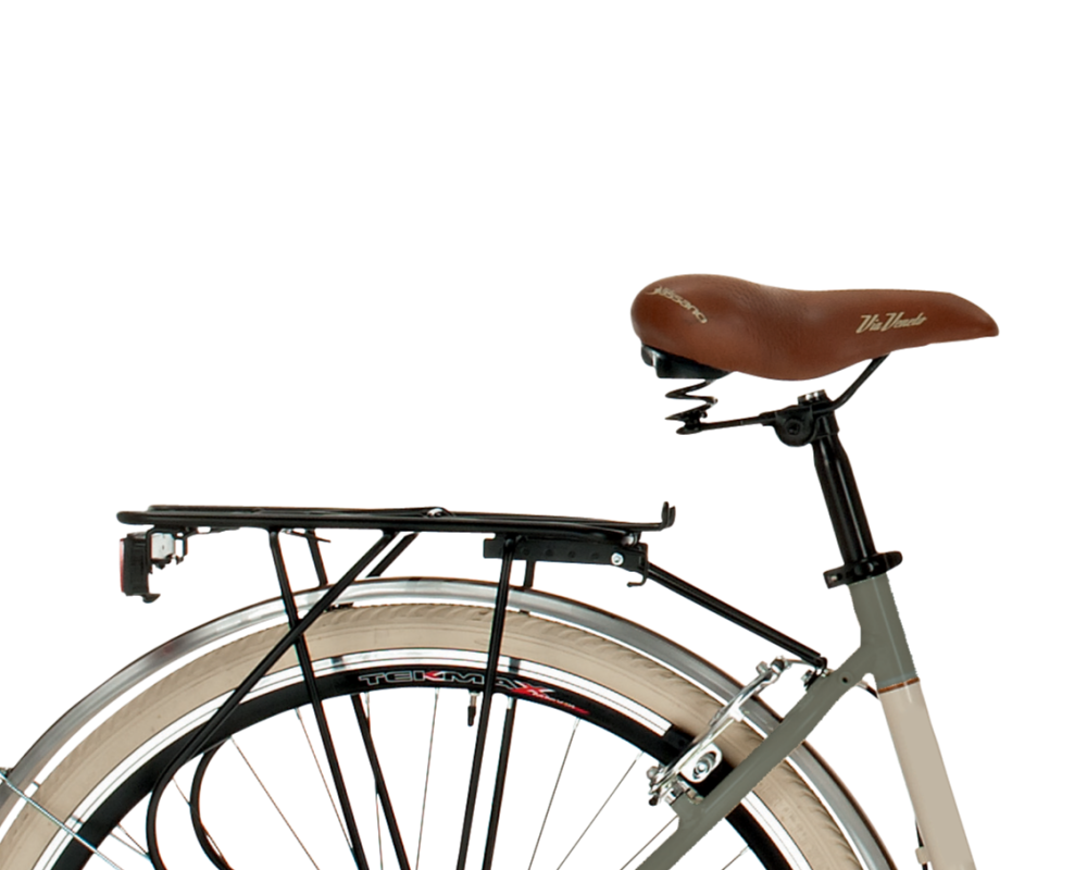 Bicicleta de Paseo Elegance L- Bicicleta Vintage Urbana, 18 Velocidades, Cuadro de Aluminio, Ruedas 700x35C , By Airbici - Imagen 6