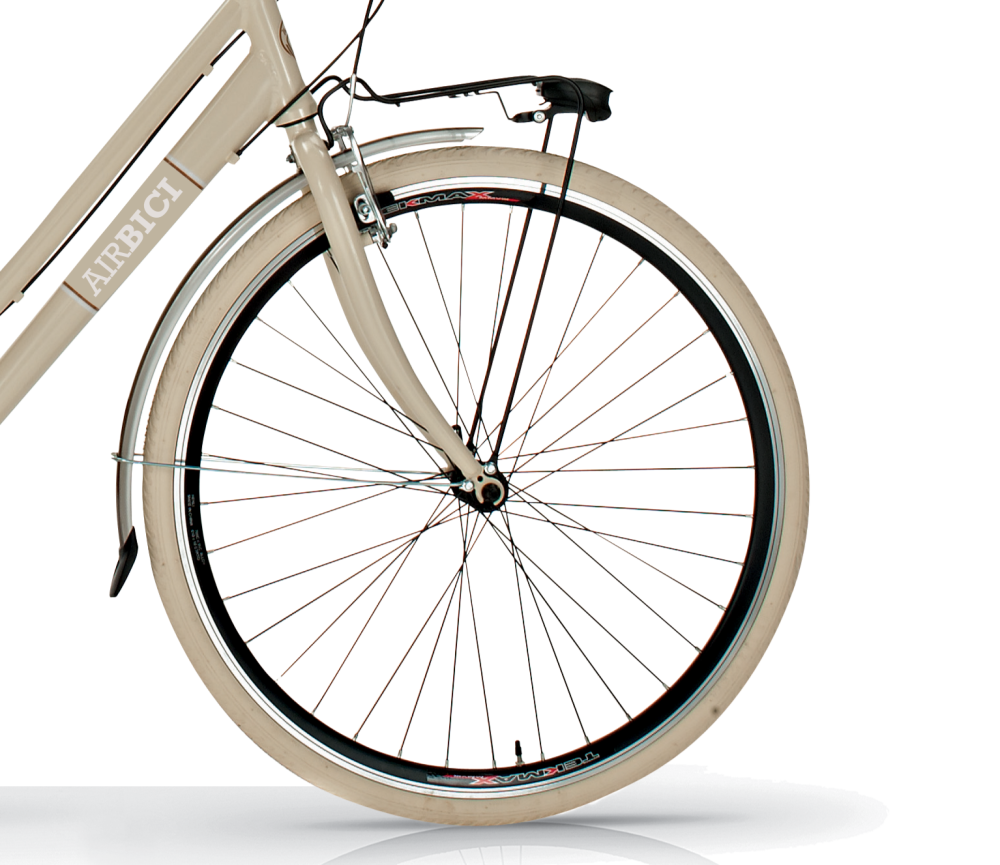 Bicicleta de Paseo Elegance L- Bicicleta Vintage Urbana, 18 Velocidades, Cuadro de Aluminio, Ruedas 700x35C , By Airbici - Imagen 8
