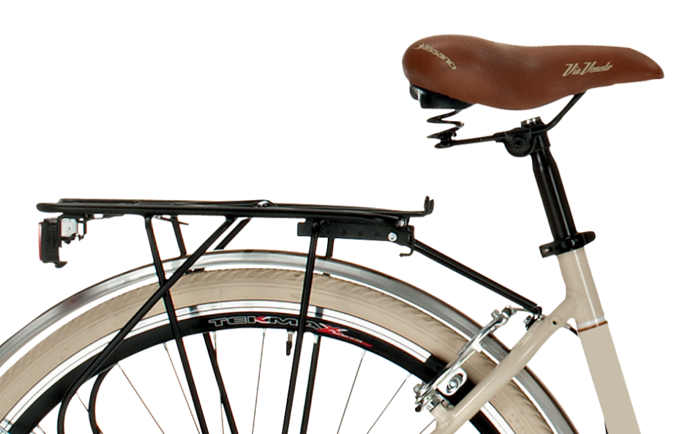Bicicleta de Paseo Elegance L- Bicicleta Vintage Urbana, 18 Velocidades, Cuadro de Aluminio, Ruedas 700x35C , By Airbici - Imagen 11