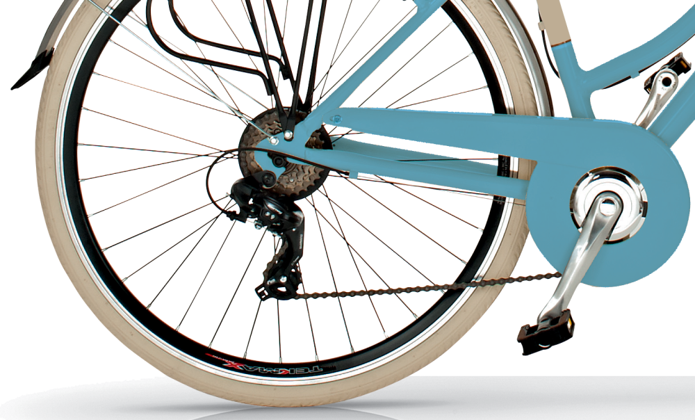 Bicicleta de Paseo Elegance L- Bicicleta Vintage Urbana, 18 Velocidades, Cuadro de Aluminio, Ruedas 700x35C , By Airbici - Imagen 20