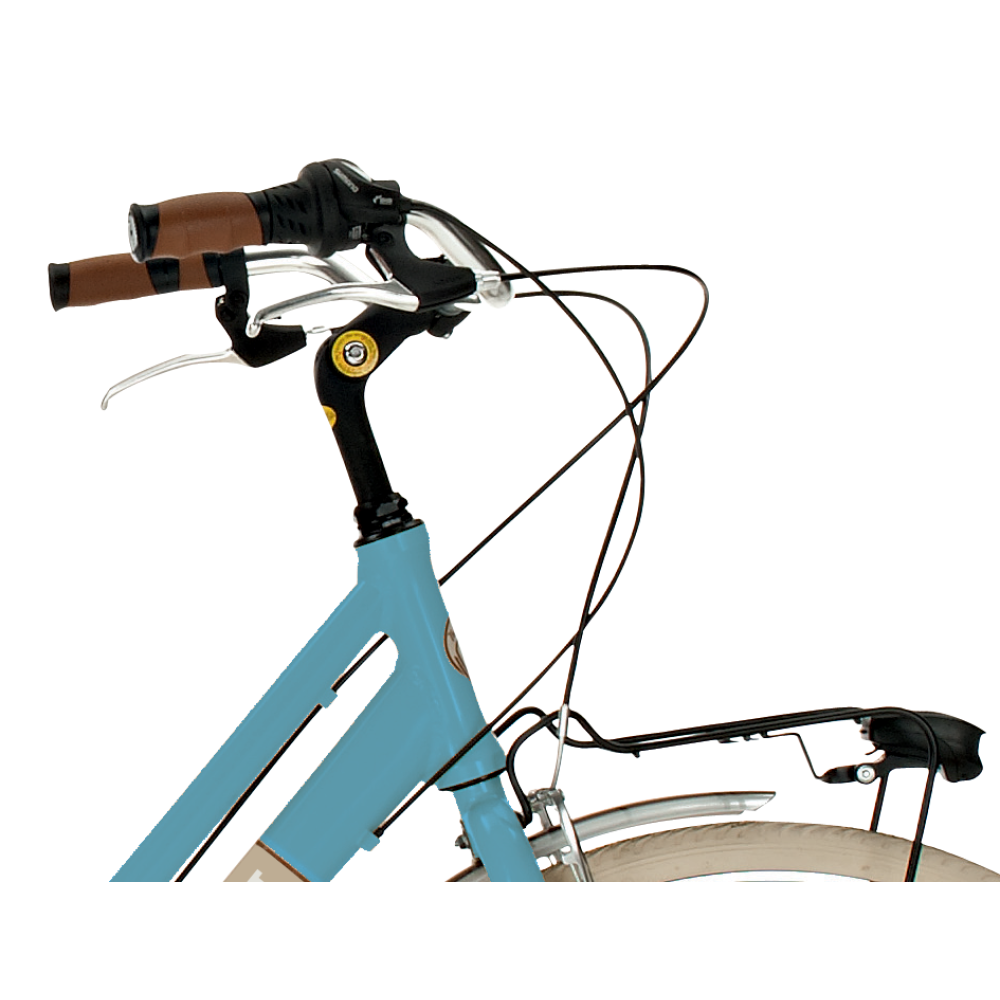 Bicicleta de Paseo Elegance L- Bicicleta Vintage Urbana, 18 Velocidades, Cuadro de Aluminio, Ruedas 700x35C , By Airbici - Imagen 21