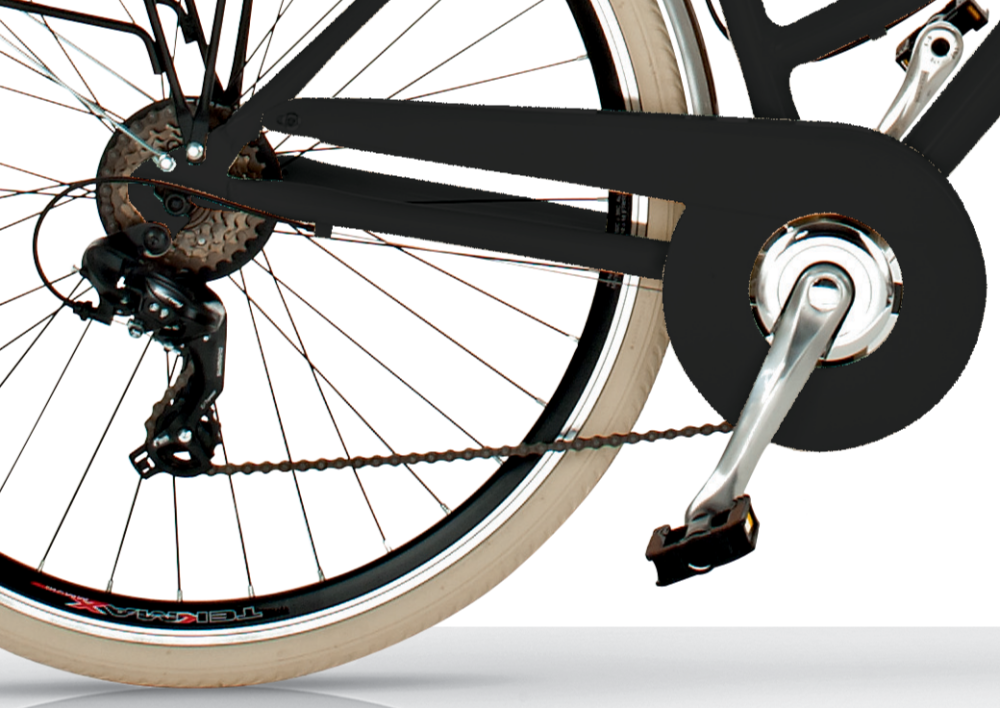 Bicicleta de Paseo Elegance L- Bicicleta Vintage Urbana, 18 Velocidades, Cuadro de Aluminio, Ruedas 700x35C , By Airbici - Imagen 29