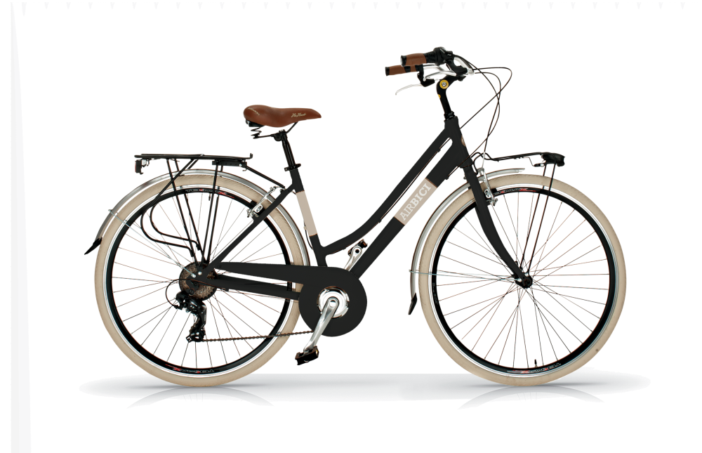 Bicicleta de Paseo Elegance L- Bicicleta Vintage Urbana, 18 Velocidades, Cuadro de Aluminio, Ruedas 700x35C , By Airbici - Imagen 26