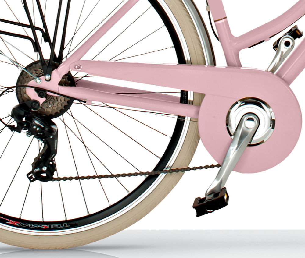 Bicicleta de Paseo Elegance L- Bicicleta Vintage Urbana, 18 Velocidades, Cuadro de Aluminio, Ruedas 700x35C , By Airbici - Imagen 34