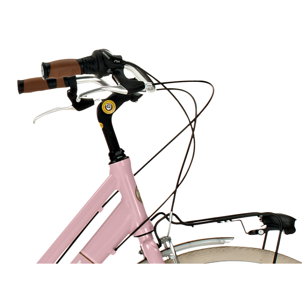 Bicicleta de Paseo Elegance L- Bicicleta Vintage Urbana, 18 Velocidades, Cuadro de Aluminio, Ruedas 700x35C , By Airbici - Imagen 35