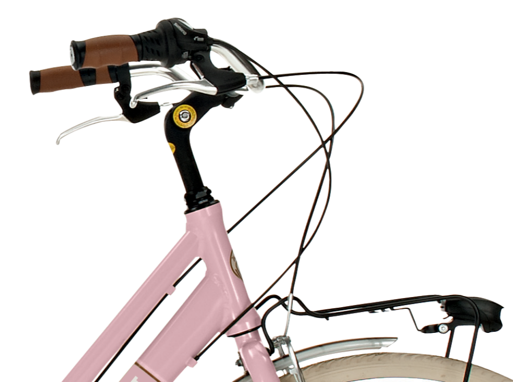Bicicleta de Paseo Elegance L- Bicicleta Vintage Urbana, 18 Velocidades, Cuadro de Aluminio, Ruedas 700x35C , By Airbici - Imagen 35