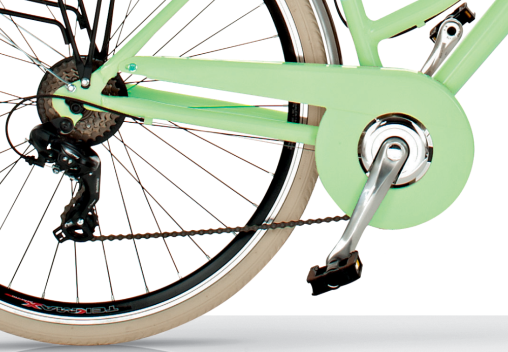 Bicicleta de Paseo Elegance L- Bicicleta Vintage Urbana, 18 Velocidades, Cuadro de Aluminio, Ruedas 700x35C , By Airbici - Imagen 39