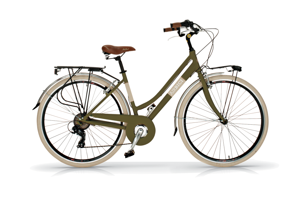 Bicicleta de Paseo Elegance L- Bicicleta Vintage Urbana, 18 Velocidades, Cuadro de Aluminio, Ruedas 700x35C , By Airbici - Imagen 42