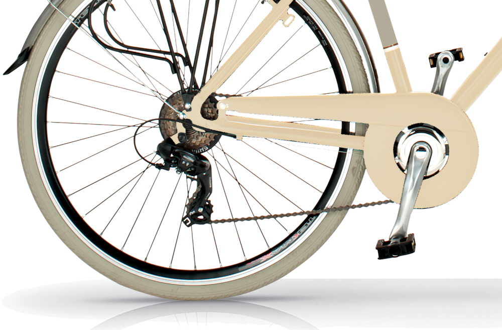 Bicicleta de paseo Elegance M, Cuadro de Aluminio, 6 Velocidades, Ruedas 700x38C - by Airbici - Imagen 33