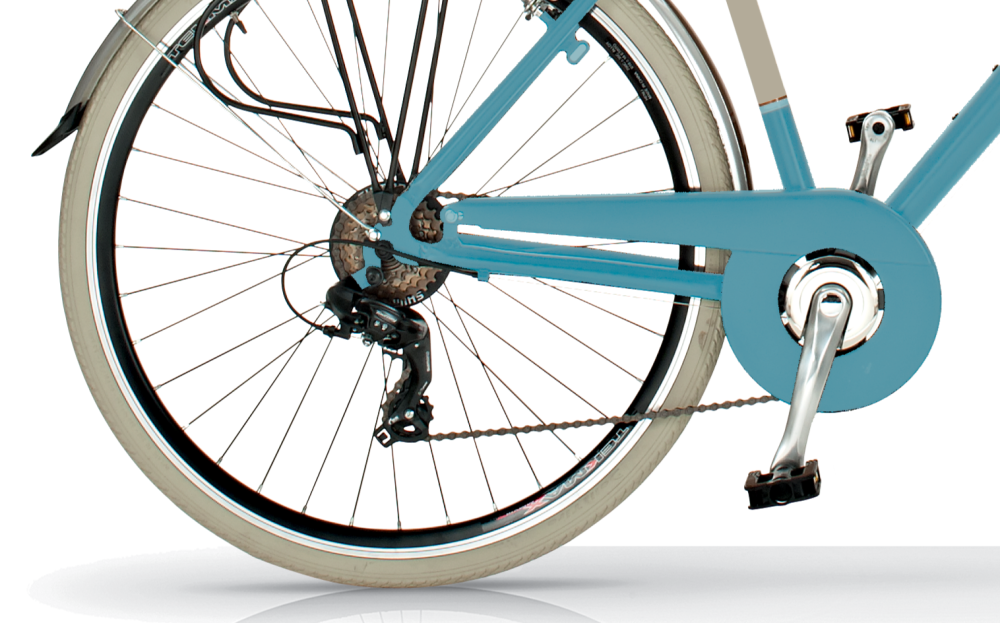 Bicicleta de paseo Elegance M, Cuadro de Aluminio, 6 Velocidades, Ruedas 700x38C - by Airbici - Imagen 23