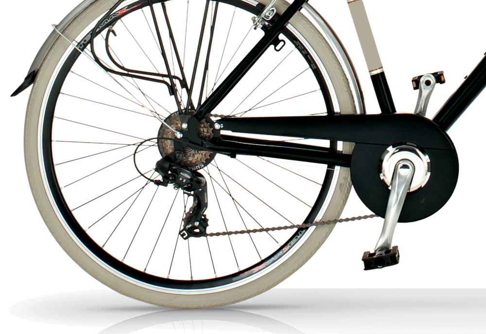 Bicicleta de paseo Elegance M, Cuadro de Aluminio, 6 Velocidades, Ruedas 700x38C - by Airbici - Imagen 4