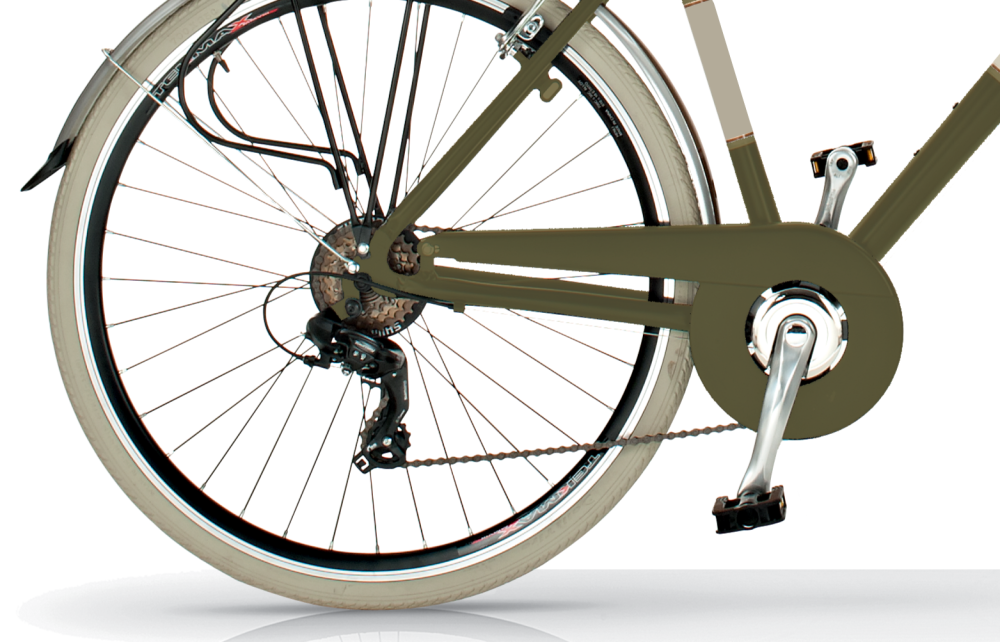 Bicicleta de paseo Elegance M, Cuadro de Aluminio, 6 Velocidades, Ruedas 700x38C - by Airbici - Imagen 13