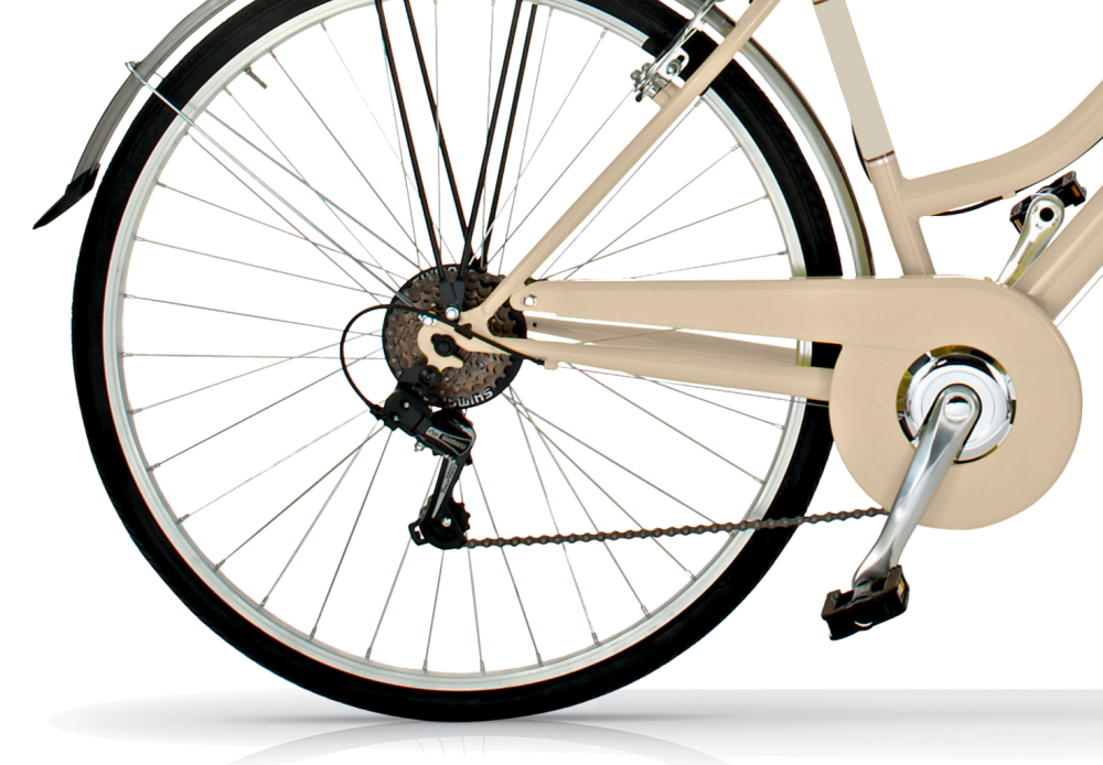 Bicicleta de paseo Airbici Allure Lady - 6 Velocidades, ruedas 700C, Cuadro de Acero - Imagen 13
