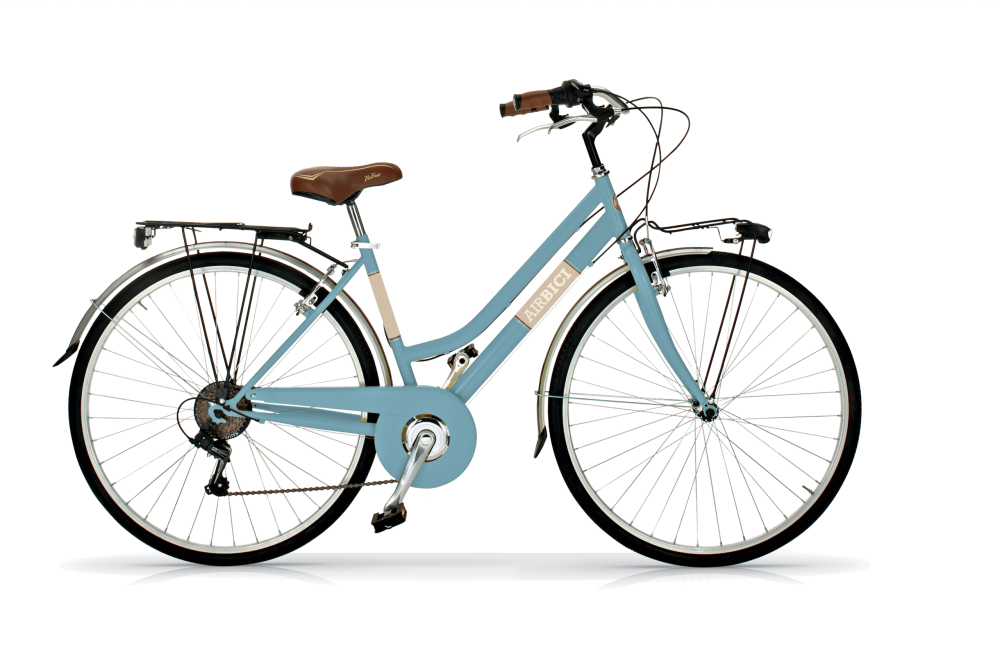 Bicicleta de paseo Airbici Allure Lady - 6 Velocidades, ruedas 700C, Cuadro de Acero - Imagen 2