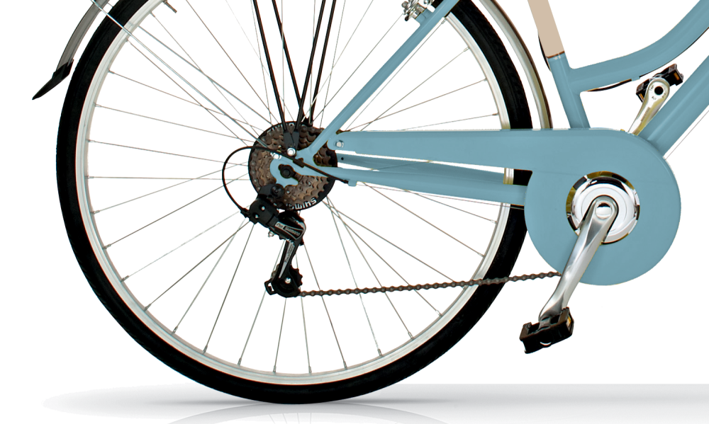 Bicicleta de paseo Airbici Allure Lady - 6 Velocidades, ruedas 700C, Cuadro de Acero - Imagen 21