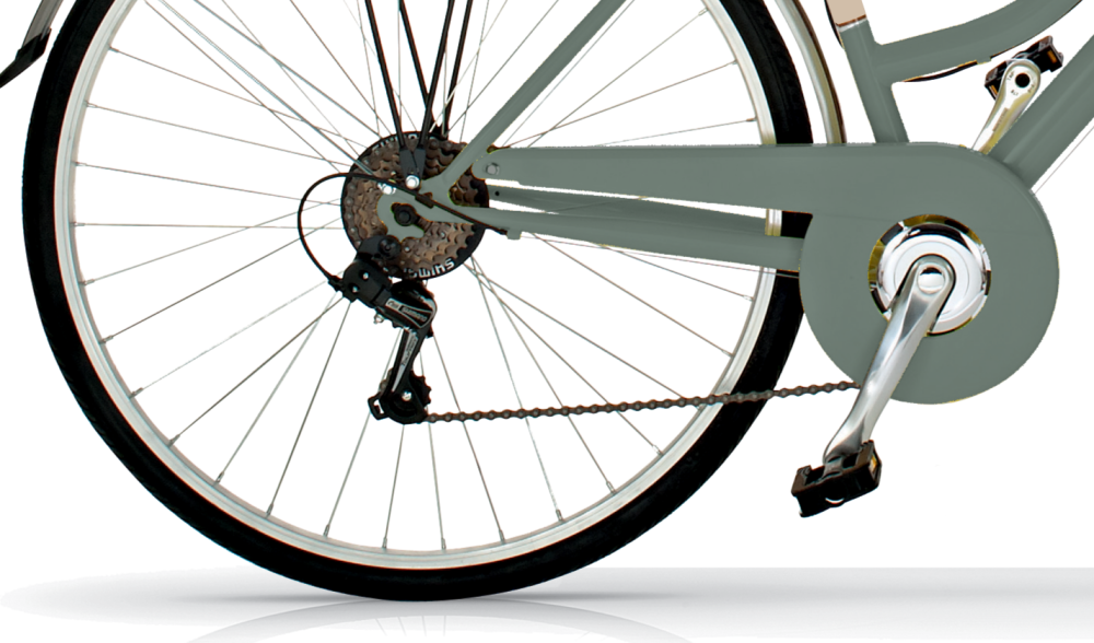Bicicleta de paseo Airbici Allure Lady - 6 Velocidades, ruedas 700C, Cuadro de Acero - Imagen 25