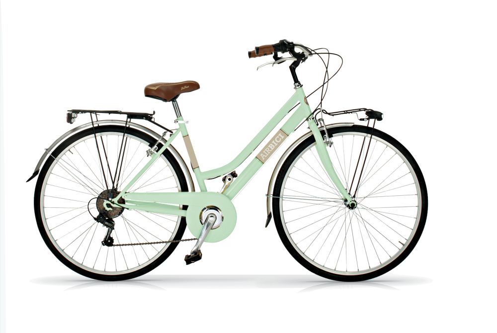 Bicicleta de paseo Airbici Allure Lady - 6 Velocidades, ruedas 700C, Cuadro de Acero - Imagen 9