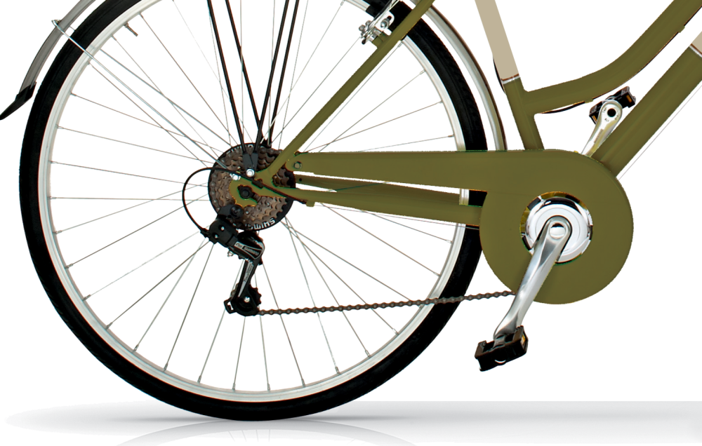 Bicicleta de paseo Airbici Allure Lady - 6 Velocidades, ruedas 700C, Cuadro de Acero - Imagen 36