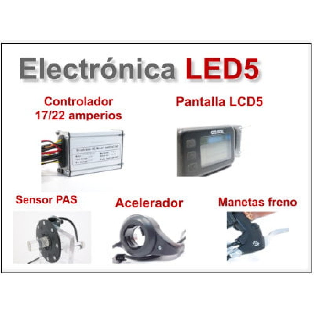 KIT Para Bicicletas Eléctricas 500W + Batería FT 11 Ah. Ciclotek - Imagen 4