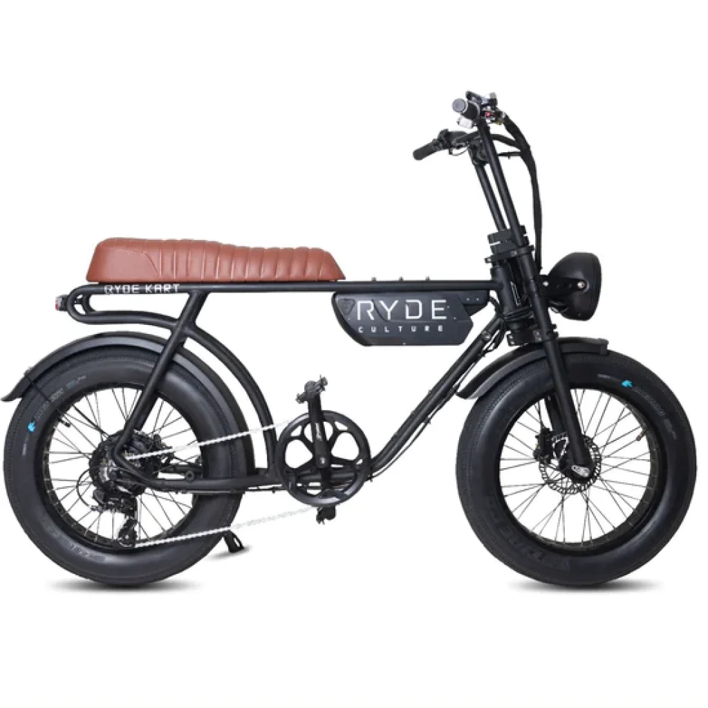 RYDE CULTURE - Bicicleta eléctrica Fat Tire - Vintage Brown