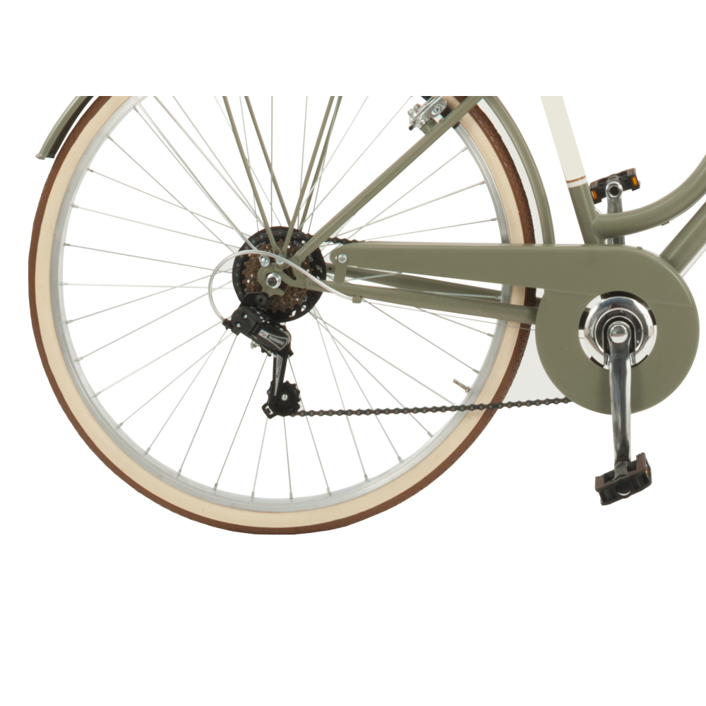 Bicicleta de paseo Malagueta Lady - Cuadro de Acero, 6 Velocidades,  by Airbici - Imagen 10
