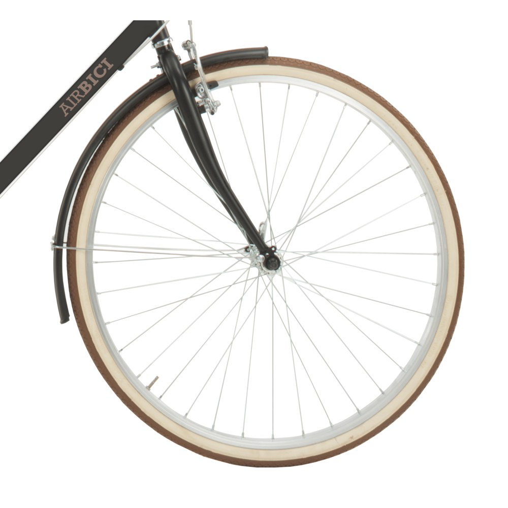 Bicicleta de paseo Malagueta Man, Cuadro de Acero, 6 Velocidades, Ruedas 700x35C by Airbici - Imagen 4