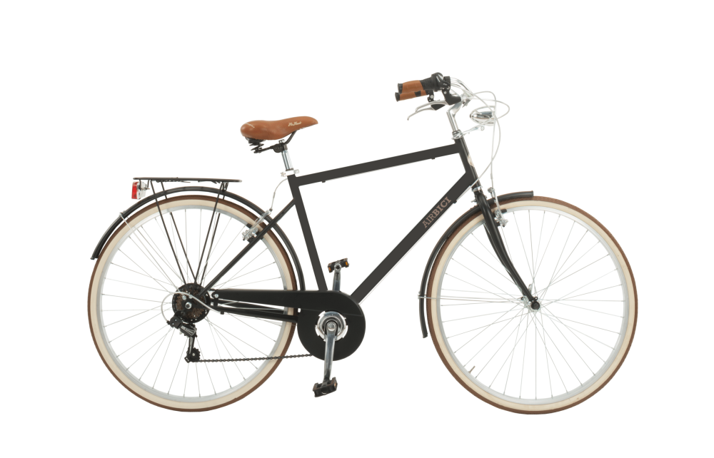 Bicicleta de paseo Malagueta Man, Cuadro de Acero, 6 Velocidades, Ruedas 700x35C by Airbici