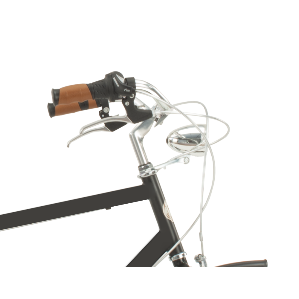Bicicleta de paseo Malagueta Man, Cuadro de Acero, 6 Velocidades, Ruedas 700x35C by Airbici - Imagen 6