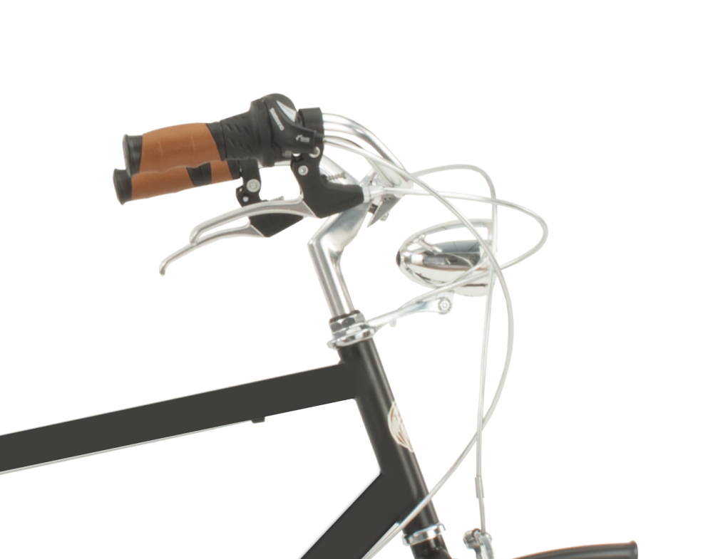 Bicicleta de paseo Malagueta Man, Cuadro de Acero, 6 Velocidades, Ruedas 700x35C by Airbici - Imagen 6
