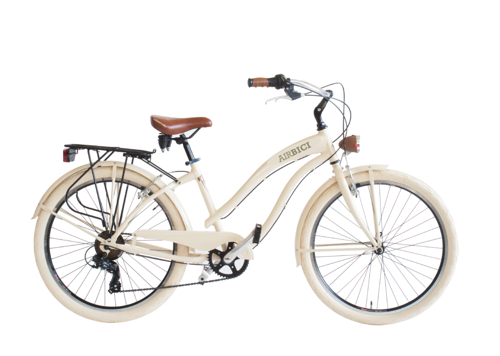Via Veneto Bazam - Bicicletta Donna Elegance Lady 28, Cambio a 18 Velocità, Taglia 50, Verde Oasi, City Bike Retrò Vintage in Alluminio | VV615AL