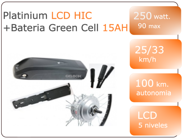 bateria green cell 15ah platinum lcdhic