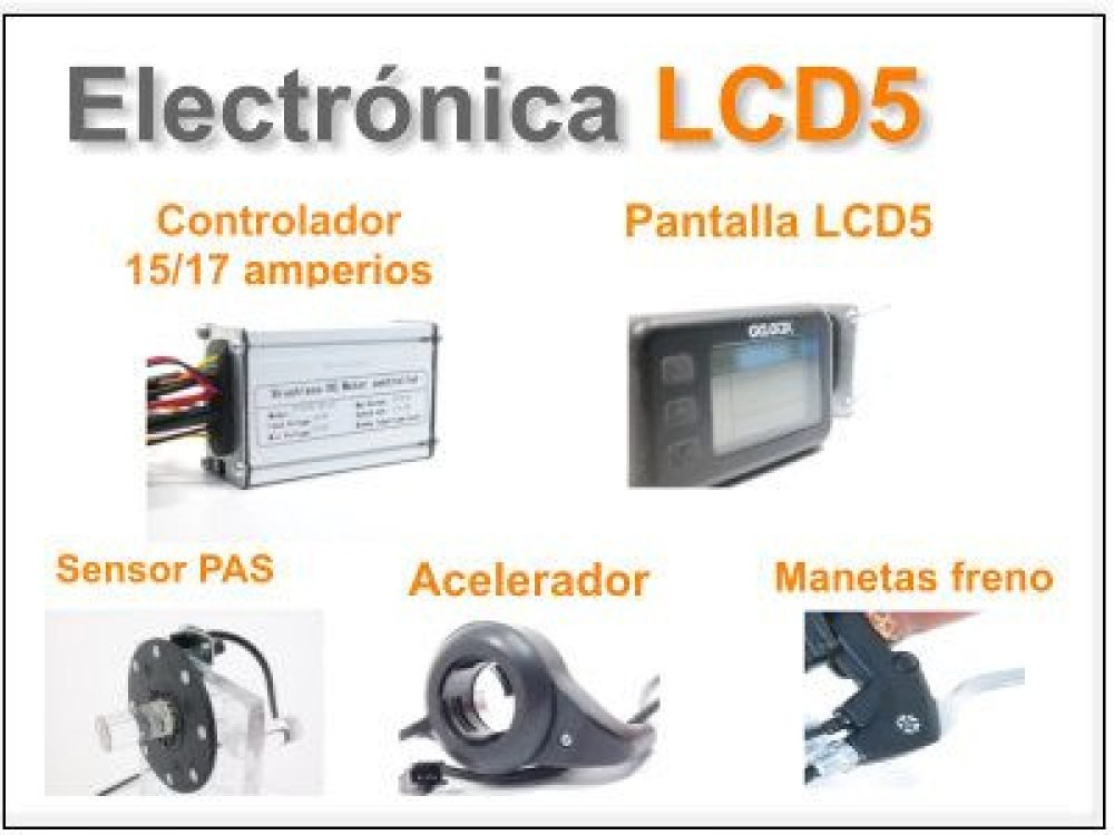 KIT Para Bicicletas Eléctricas Platinium  + Batería BS 36v. 11 Ah - Imagen 2