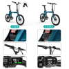 Bicicleta Eléctrica Fiido X 11.6ah - Ebike Plegable - Imagen 6