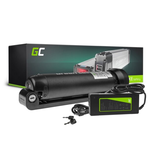 green cell bateria bicicleta electrica 24v 78ah 187wh down tube ebike 2 pin para e go hopper viking y cargador 2