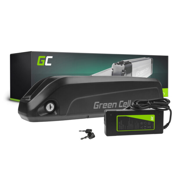 green cell bateria bicicleta electrica 36v 104ah e bike down tube li ion y cargador