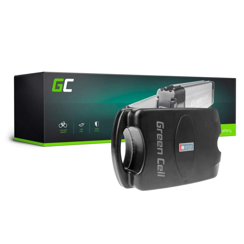 Batería para Bicicleta Eléctrica 36V 12Ah E-Bike Frog-Type Li-Ion y Cargador GREEN CELL