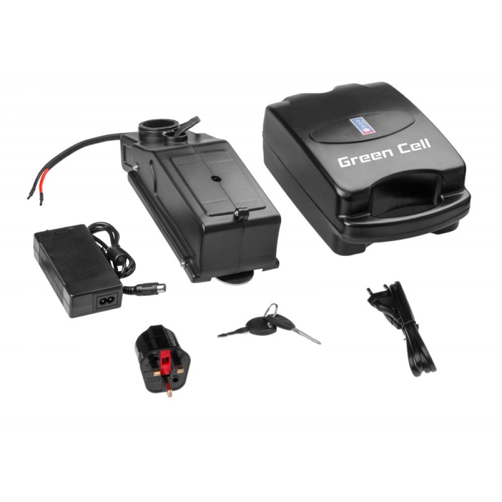 Batería para Bicicleta Eléctrica 36V 12Ah E-Bike Frog-Type Li-Ion y Cargador GREEN CELL - Imagen 2