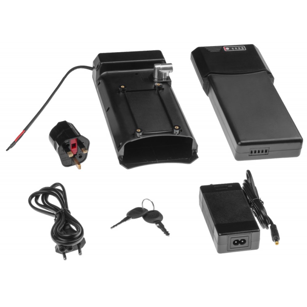 Batería para Bicicleta Eléctrica 36V 12Ah Rear Rack Li-Ion Batería y Cargador - Imagen 2